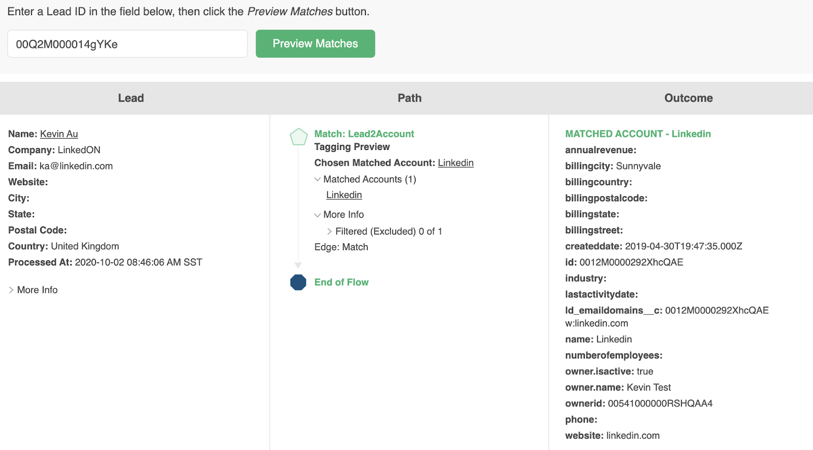 Matching - Tagging Overview & Guide – LeanData Help Center