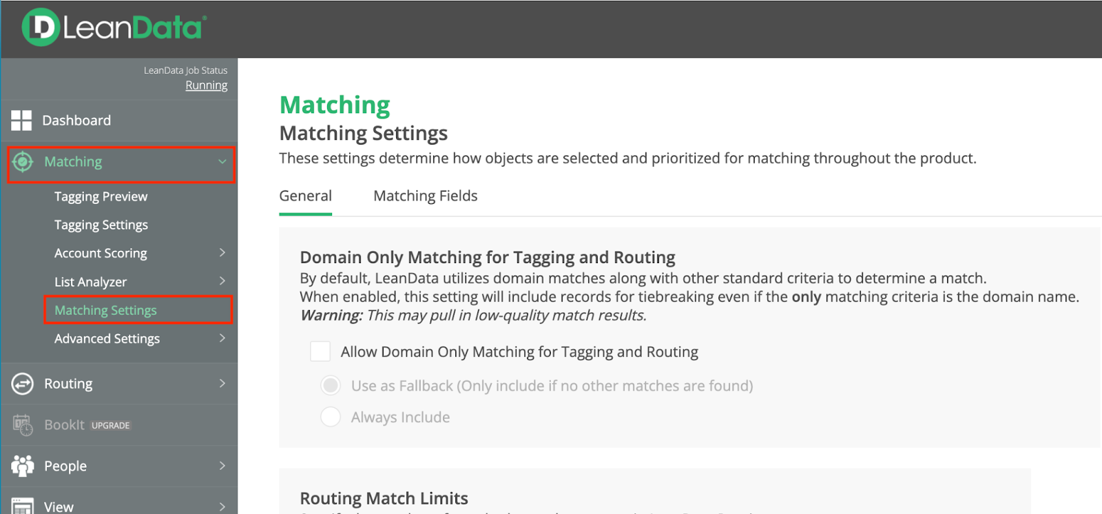 Matching - Tagging Overview & Guide – LeanData Help Center